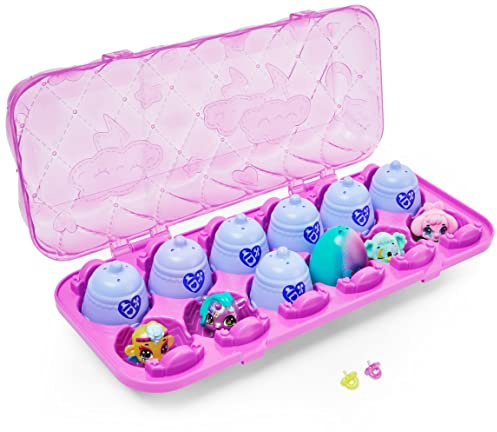 Hatchimals CollEGGtibles Shimmer Babies Eierkarton mit 12 Sammelfiguren
