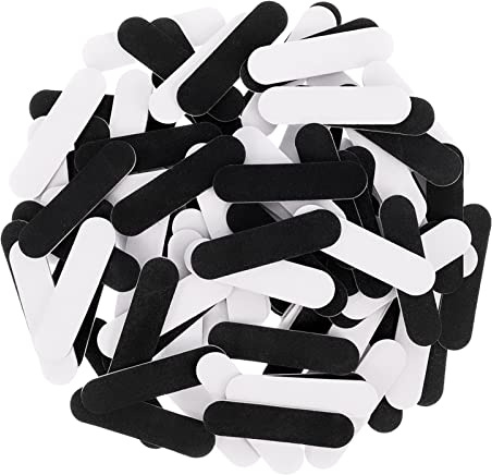 RosewineC 100 Pcs Mini Limes a Ongles 100/180 Lime a Ongle Professionnelle Vernis Semi Permanent Nail File Jetables Lime à Ongles Mini Double Face Manucure Accessoires pour Ongles