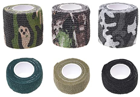 Eco-Fused Bandage auto-adhésif - Bande de protection contre les blessures pour animaux de compagnie, chiens, chats, chevaux - Lot de 6 - Bandages pour chiens pour les jambes - Empêche le léchage