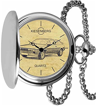 KIESENBERG Taschenuhr Vintage Silber Persönliches Geschenk für Scirocco 2 Herren Uhr TA-20370