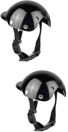 FRCOLOR 2stücke Pet Helm Für Hunde Und Katzen Wasserdichter Und Anpassbarer Schutzhelm Für Haustiere Für Outdoor-aktivitäten Und Aus Robustem Gefertigt Leicht Und Bequem