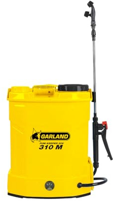 GARLAND FUM Keeper 20V 310M‑V23 | Fumigador a Batería 10 L con Presión Regulable 2–4 Bar, Sistema TSS, Lanza de Fibra | Sin Batería ni Cargador