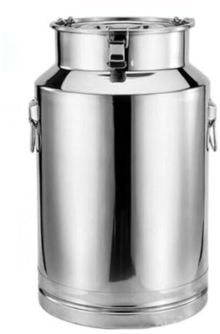 5-100L In Acciaio Inox Lattina Di Latte Secchio Per Il Latte Secchio Per Vino Bidone Per Olio Barattolo Per Il Tè Caraffa Con Coperchio Con Coperchio Sigillato E Maniglia Per Il Trasporto, 7L