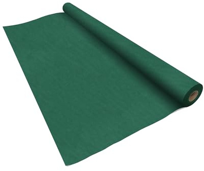 VelaHub Airlaid Tischdeckenrolle 1,2m x 24m, Hochwertige, Stoffähnlich, Einweg, Grün
