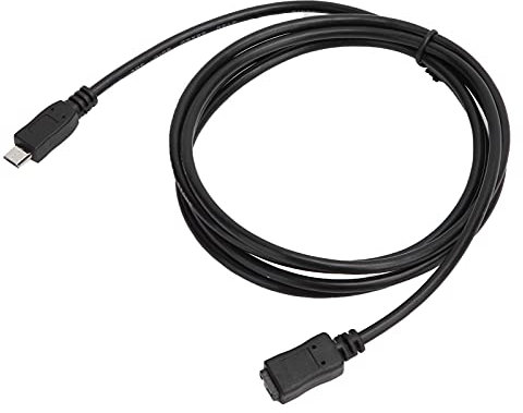 Akozon Micro USB 2.0 Male to Female Extension Cable Extender Cord, 1.5m/4.9ft Long Charging/Data Sync Cord for Phone/Tablet with Micro USB Interface