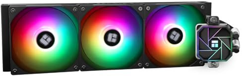 TR AQUA ELITE 360 V3, 3 ventiladores ARGB PWM con rodamientos S-FDB, bomba eficiente controlada por PWM, para AMD / AM4 / AM5 Intel LGA1150 / 1151/1200 / 2011/1700 (AE360 V3)