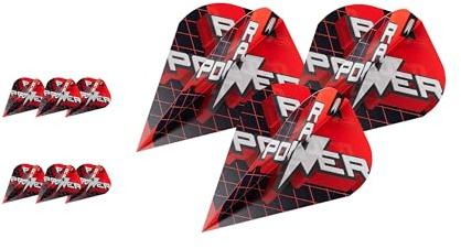 Target Darts Phil Taylor Gen 11 Power 9-Five Flights, Raw Power Pro Ultra Dart Flight Set, 9er Packung | Phil Taylor G11 Dart Flights, Professionelles Dart Zubehör - NO.2/NO.6/TEN-X/Kite/Vapor-S/Vapor