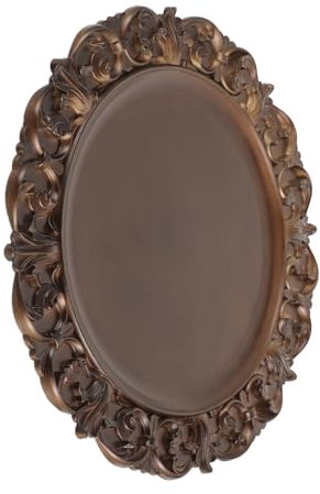 JEWEDECO Piatto Vintage Decorativo Stile Retrò Øcm Vassoio Multifunzionale Per Snack Dolci e Servizio Di Pasta Per Eventi e Foto Artistiche Resistente e Facile Da Pulire