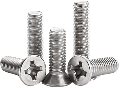 200/500 Stück Kreuzschlitz-Senkkopfschraube M1.2 M1.4 304 Edelstahl(10mm,M1.2 500pcs)