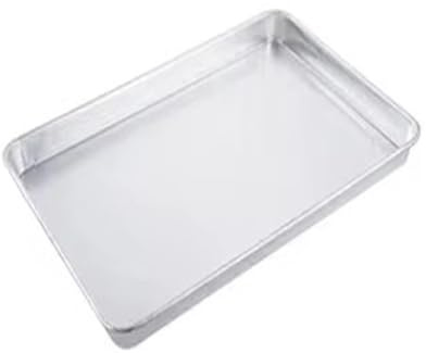 Compatibile con teglia da forno in alluminio rettangolare 40 a 60 vassoi for pizza, griglia, pane, torte, commerciale(60x40x4.8cm2)