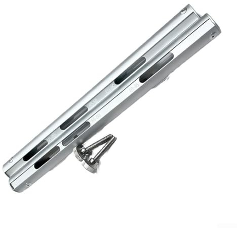 Lot de 2 manchons de tige réglables en hauteur pour pieds de table de camping IGT fabriqués à partir d'alliage d'aluminium résistant à la rouille offrant une stabilité sur un sol inégal