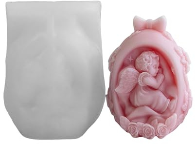 Delicato stampo in silicone per uova di bambino per decorazioni pasquali e fatto a mano, facile da pulire e riutilizzabile stampo in silicone