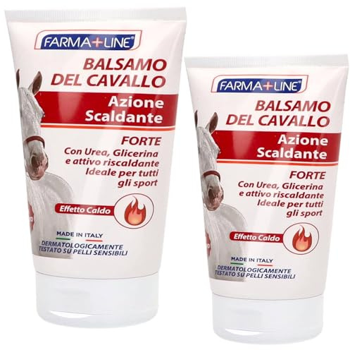X2 Tubi da 150ml Crema Gel Balsamo del cavallo Forte Scaldante Defaticante | Crema Gel Effetto Caldo Termico con Effetto Riscaldante Sollievo Potente Naturale ai dolori articolari muscolari
