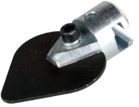 Steel Dragon Tools 1-3/4in. spade cutter 62880 T-107 for Ridgid C10 sectional drain cable