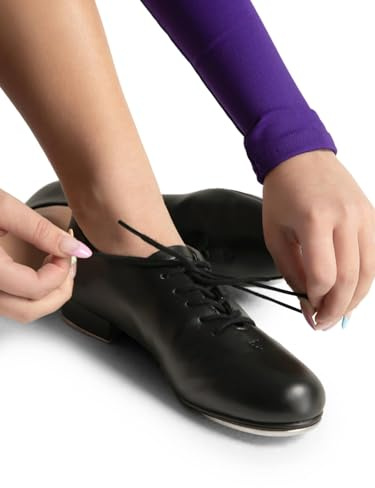 Capezio Kinder Tic Tap Toe Tap Schuhe Erste Tap Schuhe für Mädchen Jungen Anfänger Tap Schuhe Mit Klassischen Oxford Stil Tap Schuhe Zum Aufbau Vertrauen & Erfahrung