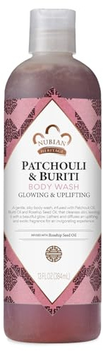 Nubian Heritage Patchouli & Buriti Body Wash, 13 Ounce