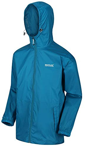 Regatta Pack-It III Men's Waterproof Packaway Jacket, Olympic Teal, XL