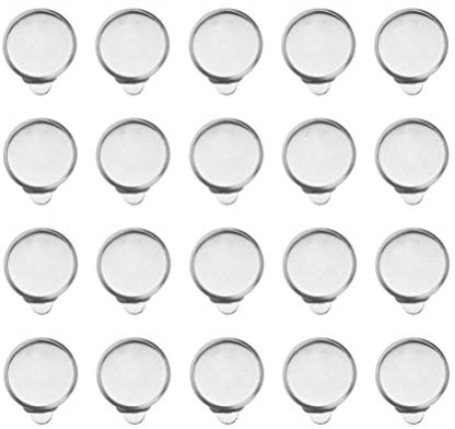 Milisten Ohrclips Zubehör 50 Stück Diy Ohrclip Basis 0.79X0.63X0.20In Leere Ohrclips Tablett Für Schmuckherstellung Basteln Ohrringe Selber Machen