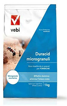 VEBI INSETTICIDA GRANULARE DURACID MICROGRANULI per formiche e Insetti ANTIFORMICA 1 kg AMDGarden