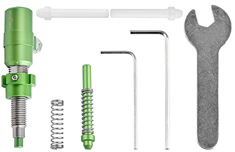 AMEYXGS Bogenschießen Cushion Plunger Screw-In Druck Button Federspannung Plunger Aluminium Pfeilauflage für Recurve Bows Zubehör (grün)