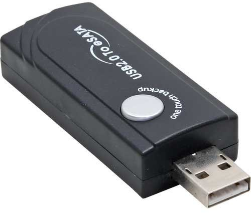 USB 2,0 Adapter von USB auf E-SATA mit Backup Funktion für Windows 10 geeignet