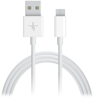 Lynarc Cable Micro USB | de Chargement Rapide Chargeur de Données Compatible avec Samsung Galaxy S7 / S6 Edge / S5 / S4 Samsung, Echo Dot (2e génération), Kindle Fire, (1m) koiCABWCMIC