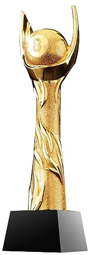 Pokale, Medaillen Auszeichnungen Billard-Gold-Silber-Bronze-Trophäe Trophäe Der Internationalen Billardmeisterschaft Party-Trophäen Mit Tischball-Club-Schriftzug