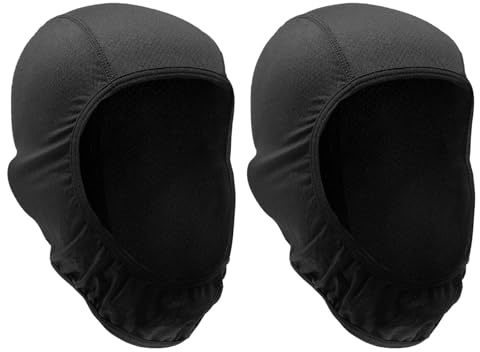 UILYNIU Sturmhaube, atmungsaktiv, Vollgesichtsmaske, Thermo-Unterhelm-Schutzmaske, für Ski, Fahrrad, Motorrad, Fahrrad, windabweisend, atmungsaktiv, 2 Stück