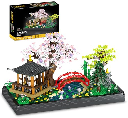 QLT Micro Cherry Blossom Bonsai Tree Building Sets, Creative Chinese Garden Building Blocks for Adults,Gift for Home Decor and Office Art(2280PCS)