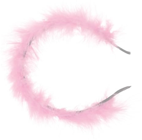 TOVINANNA Delikates Feder-stirnband Damen Haarreif Haarband Accessoire Für Party Hochzeit Prom Rosa