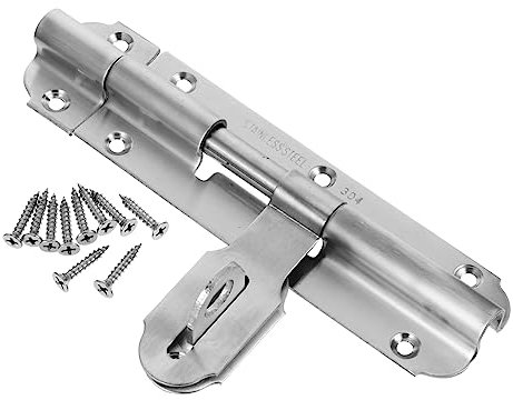 OSALADI Heavy Duty Deadbolt Bullnose Lock for Door Window Gate Latches Secure Locking for Outdoor Indoor Use