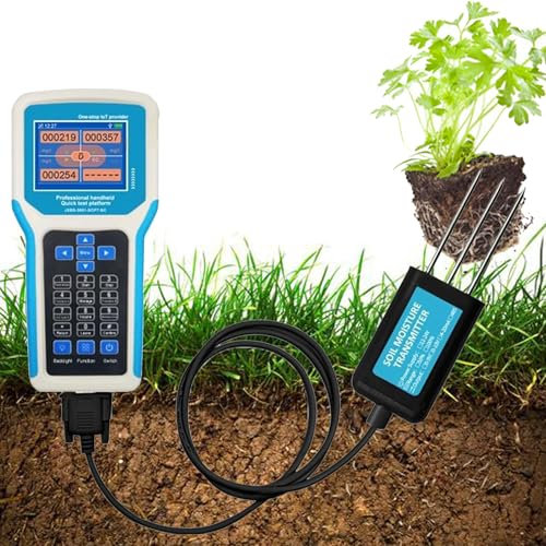 Tester Ph Del Terreno 7 in 1 Con Umidità, Temperatura, Conduttività, Azoto, Fosforo E Test Del Ph per Giardinaggio, Prato, Agricoltura, Uso Di Piante Da Interno Ed Esterno
