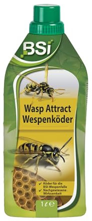 BSI Potente Attrattivo, per Trappole per Vespe e Calabroni, Professionale, Efficace su Calabroni Asiatici, Naturale, 1L