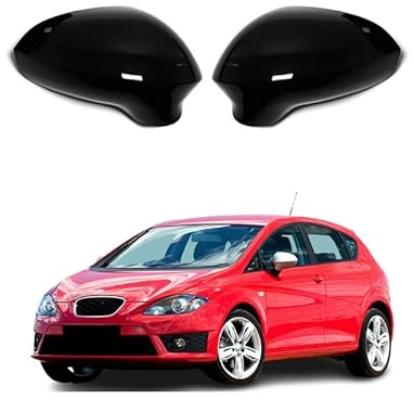 YLINNB Carcasa de Espejo Retrovisor para Seat Leon MK2 1P 2005-2013, Espejo Retrovisor Izquierdo y Derecho para Puerta Coche Piezas de Repuesto,Right