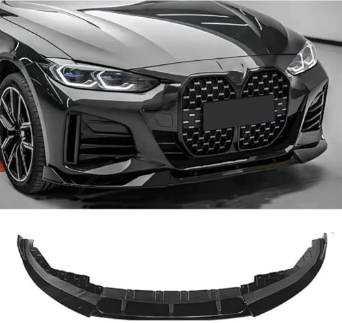 TYUMGXIAO Coche Alerón Delantero para BMW 4 Series G26 420i 430i i4 M50 2021-2024, Frontal Spoiler Labio Difusor Separador Tuning Impermeable Performance Accesorios