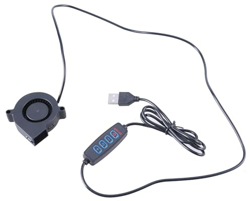 50x50x15mm USB Blower Fan 5V 5015 Brushless Cooling Fan with Switch with Switch for Variable PC Printer PC Cooling Accessories