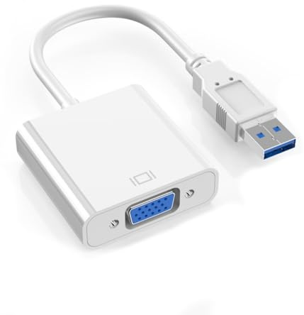 Kalttoy Câble adaptateur USB vers VGA pour une connexion fiable et un affichage haute définition