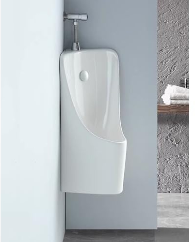 Wzmazingly Orinatoio In Ceramica Da Uomo, Orinatoio Angolare A Parete, Salvaspazio, Per Bagni Da Giardino, Abitazioni Private, Hotel, Garage