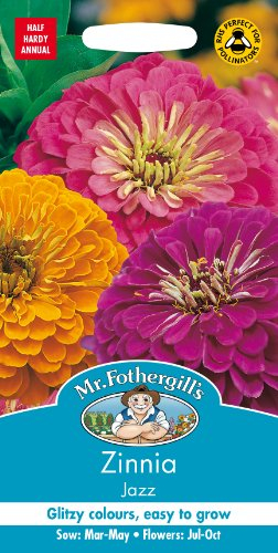 Mr Fothergill's 18536 Flower Seeds, Zinnia Jazz