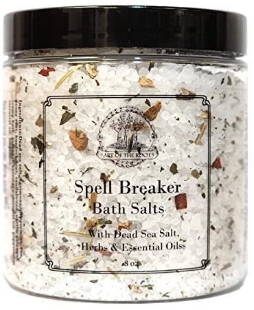 Spell Breaker Herbal Bath Salts 8 oz | Purifcation, Spiritual Cleansing & Banishing Rituals | Hoodoo Voodoo Conjure Wicca Spell