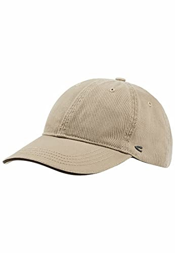 camel active Baseballcap - individuell verstellbar, verschiedene Größen - Schwarz, Beige, Blau, Grau - aus Baumwolle
