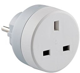 Legrand 050383E Adaptador Conversor, 1380 W, 230 V, Blanco/Gris