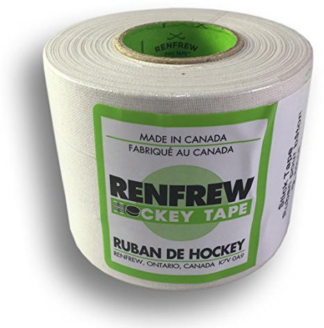 Renfrew, 1 Cloth Hockey Tape, (18m, White, 3pk)