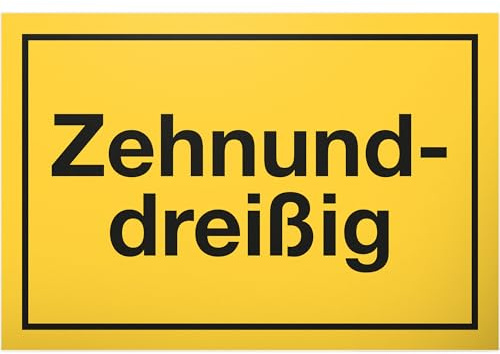 DankeDir! 40 Jahre - Zehnunddreißig Schild - Geschenk 40. Geburtstag Geschenkidee Geburtstagsgeschenk Vierzigsten Geburtstagsdeko Partydeko Party Zubehör Geburtstagskarte