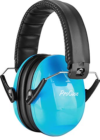 ProCase Cuffie Antirumore Bambini, NRR 21 dB Cuffie Comode Pieghevoli Regolabili per Proteggi I Tuoi Bambini dai Rumori Forti Fuoco D'artificio Concerto Aereo Dormire Studiare Teatro Studio