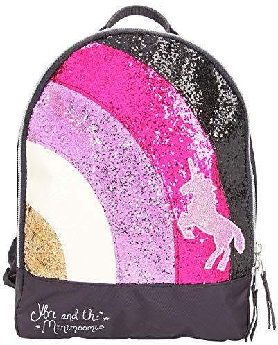 Depesche Ylvi 10510 - Mochila con purpurina (10 x 22 x 27,5 cm), color gris