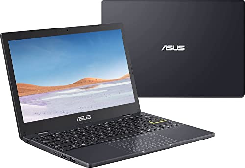 ASUS Laptop L210 2022 Ordinateur portable ultra fin 11,6 pour étudiant, processeur Intel Celeron N4020, 4 Go de RAM, 320 Go de stockage, Windows 10 Home en mode S avec un an de bureau 365 personnel,