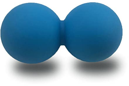 Silikon Yoga Peanut Massageboll Fasciaboll Avlasta Slappna Av Muskler Fitness Massage Dubbelboll Träningsboll,Blue