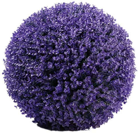 V3VOGUE Künstliche Pflanzenkugel,Realistisches Bild,Buchsbaumkugel Kunstbaum,Landhausstil,runde Dekopflanze,für Höfe, Gehwege, Zimmer, Taufen,Buchsbaum Kugel 1 Stück (Size : 50cm(19.6in))