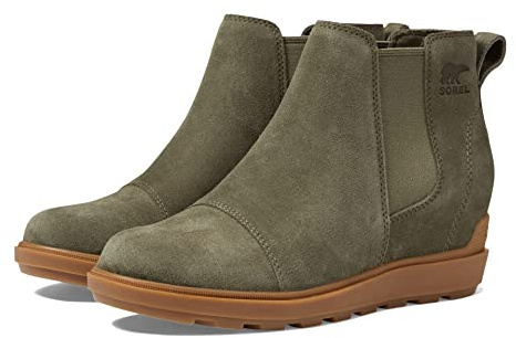 Sorel Evie™ II Chelsea Stone Green/Gum 2 8.5 B (M)